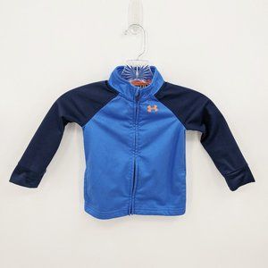 Under Armour Baby Track Jacket Sz 18M Blue/Orange